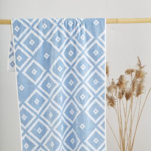 Jacquard Weaving Yarn Dyed Velour Beach Towel